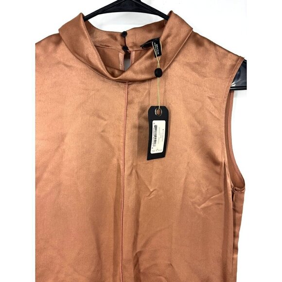 NWT Rag & Bone Audrey Mini Dress in Cork Rose Gold 4 - Picture 4 of 4